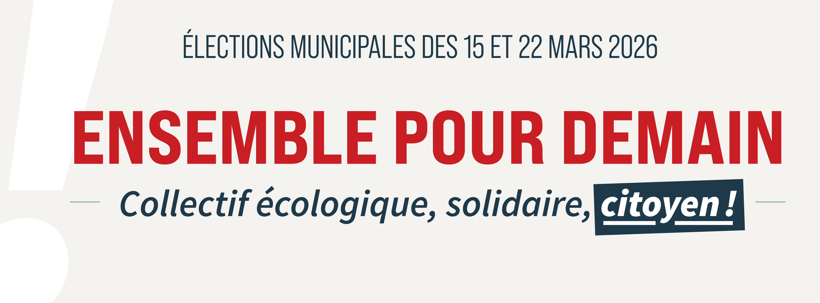 ensemble pour demain